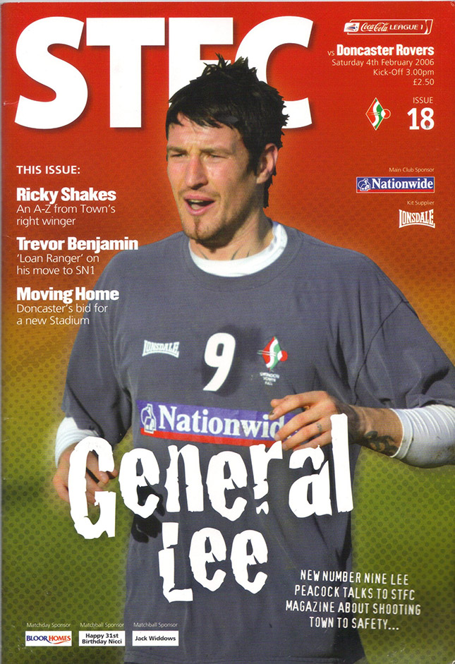 <b>Saturday, February 4, 2006</b><br />vs. Doncaster Rovers (Home)